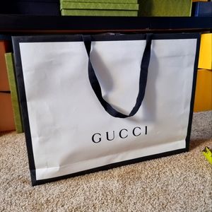 Gucci empty gift paper bag